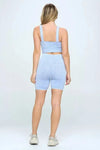 Mineral Wash Biker Shorts Set - Whatever You Like Shop