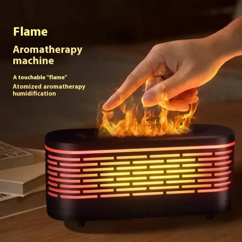 Mini Simulation Flame Ultrasonic Aroma Diffuser Domestic Humidifier - Whatever You Like Shop