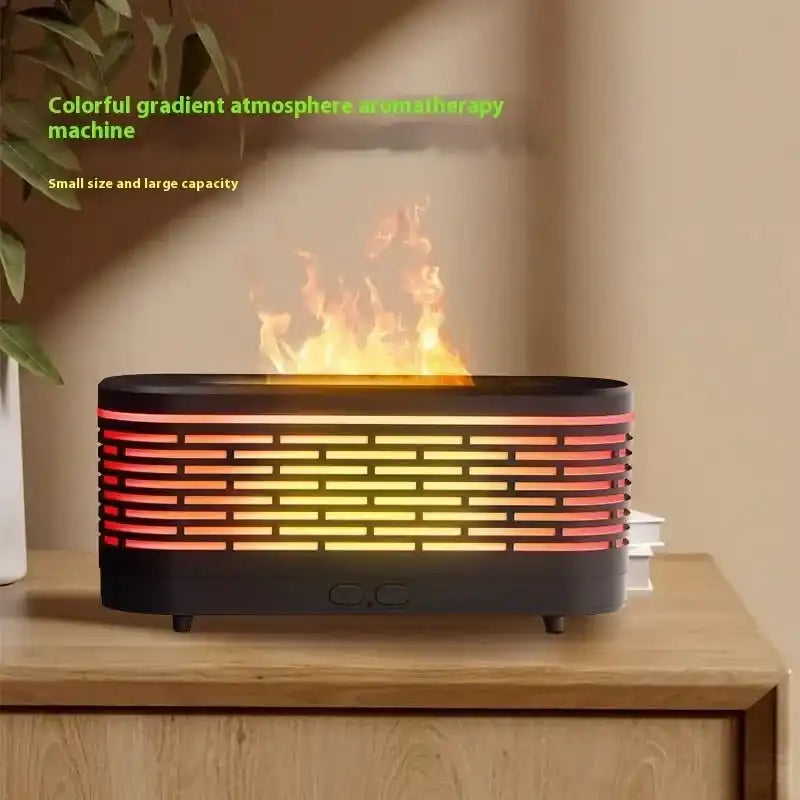Mini Simulation Flame Ultrasonic Aroma Diffuser Domestic Humidifier - Whatever You Like Shop