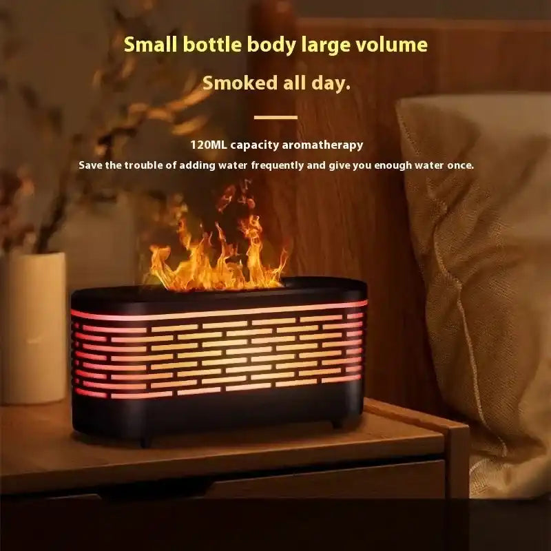 Mini Simulation Flame Ultrasonic Aroma Diffuser Domestic Humidifier - Whatever You Like Shop