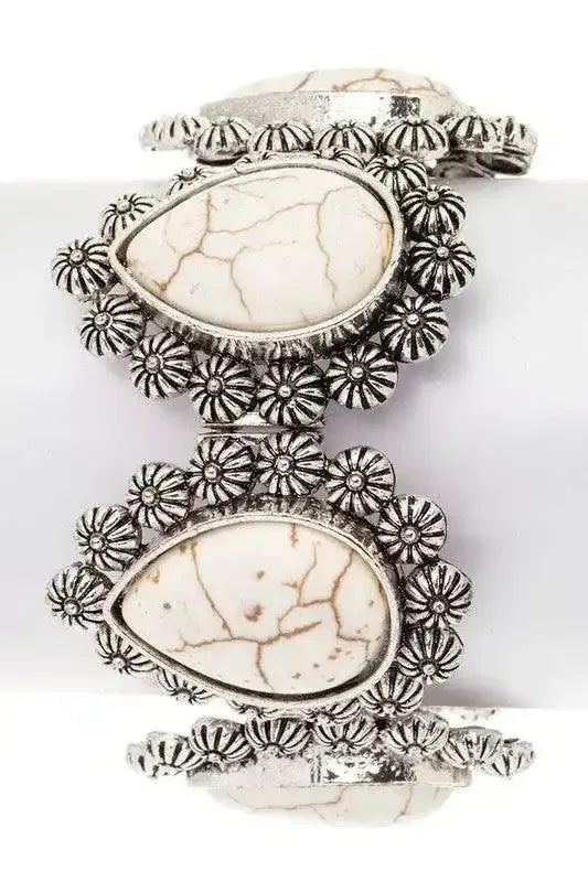 Stone Teardrop Western Bracelet - Whatever You Like Shop