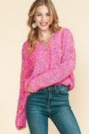 Mixed Color Chunky Knit Sweater - Whatever You Like Shop