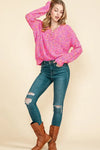 Mixed Color Chunky Knit Sweater - Whatever You Like Shop