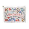 Mom Can Fix It Fabric Zippered Pouch Large - Whatever You Like Shop