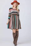 Multi Color Mini Dress - Whatever You Like Shop