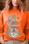 Nashville Music City Graphic Fleece Sweatshirts - Whatever You Like Shop