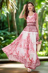 Pink Fashion Chiffon Maxi Dress - Whatever You Like Shop