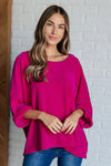 Pink Thoughts Chenille Blouse - Whatever You Like Shop