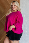 Pink Thoughts Chenille Blouse - Whatever You Like Shop