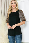 Pleat Bubble Sleeve Knit Top - Whatever You Like Shop