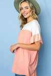 PLUS SOLID STRIPE BABY DOLL TOP - Whatever You Like Shop