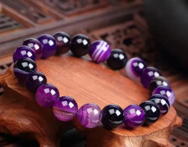 Purple Natural Stone Bracelet - Whatever You Like Shop