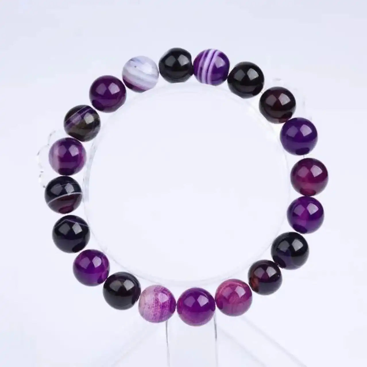 Purple Natural Stone Bracelet - Whatever You Like Shop