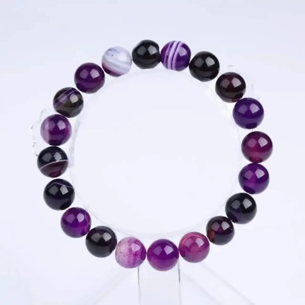 Purple Natural Stone Bracelet - Whatever You Like Shop