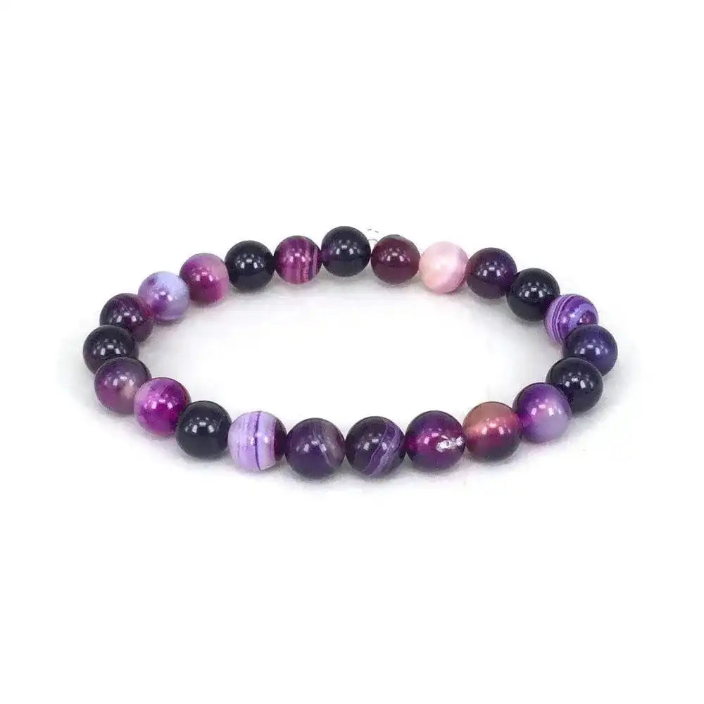 Purple Natural Stone Bracelet - Whatever You Like Shop