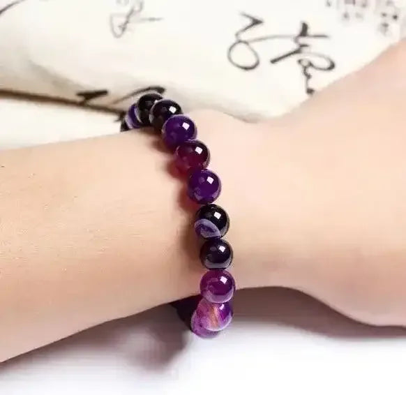 Purple Natural Stone Bracelet - Whatever You Like Shop