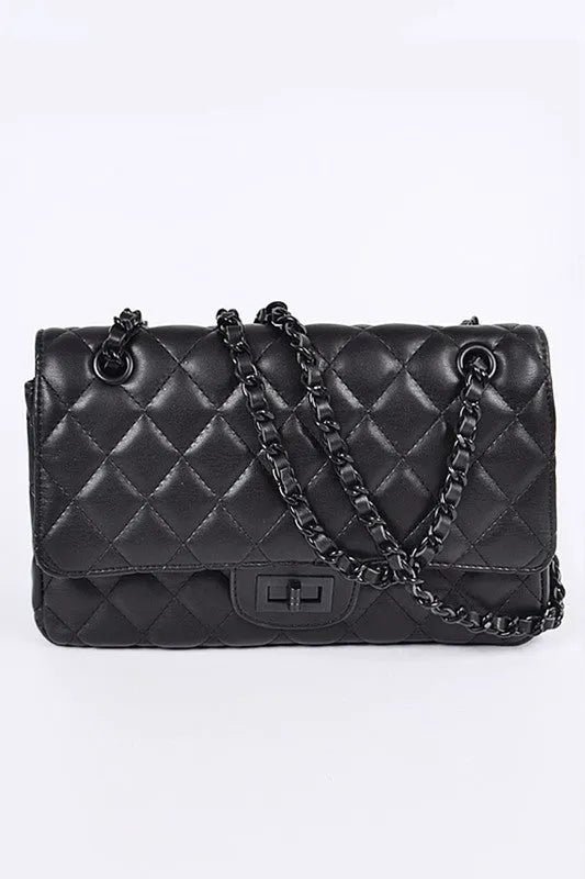 Quilted Iconic Shoulder Bag - Whatever You Like Shop