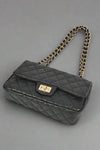 Quilted Turn Lock Convertible Shoulder Bag - Whatever You Like Shop