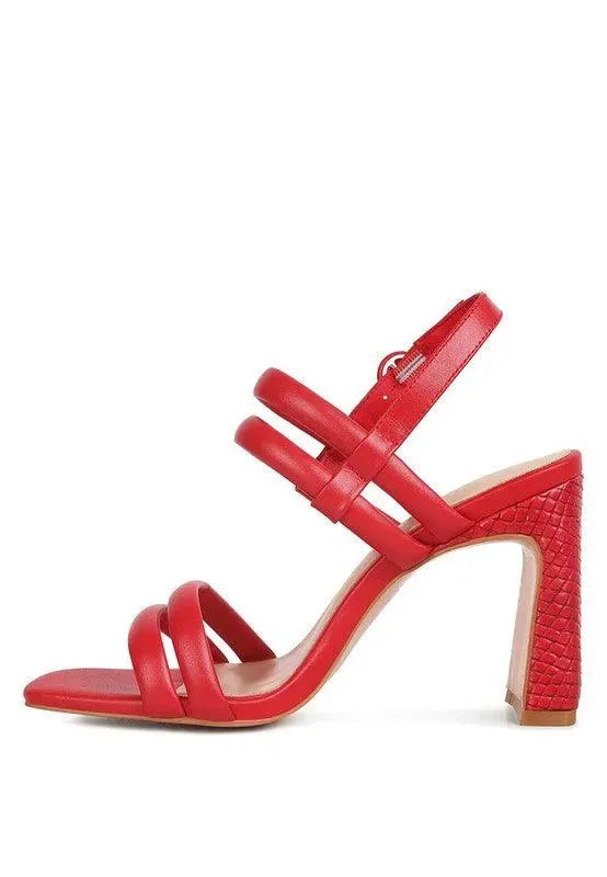 Rag & Co AVIANNA Slim Block Heel Sandal - Whatever You Like Shop