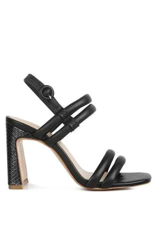 Rag & Co AVIANNA Slim Block Heel Sandal - Whatever You Like Shop