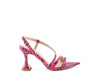 Rag & Co CHERRY TART Snake Print Spool Heel Sandals - Whatever You Like Shop