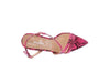 Rag & Co CHERRY TART Snake Print Spool Heel Sandals - Whatever You Like Shop