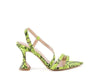 Rag & Co CHERRY TART Snake Print Spool Heel Sandals - Whatever You Like Shop