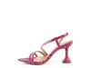 Rag & Co CHERRY TART Snake Print Spool Heel Sandals - Whatever You Like Shop