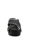 Rag & Co Finley Raffia High Block Heel Clogs - Whatever You Like Shop