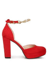 Rag & Co Inigo Interchangeable Ankle Strap Platform Sandals - Whatever You Like Shop