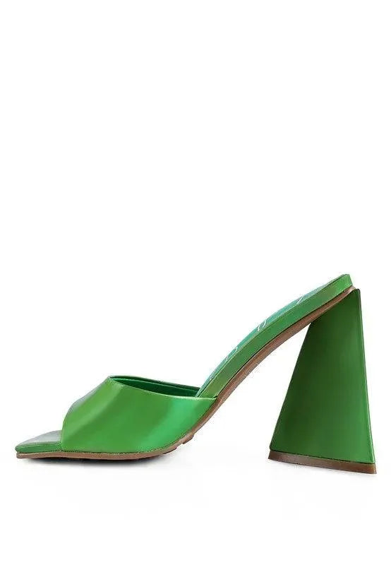 Rag & Co LOVEBUG TRIANGULAR BLOCK HEEL SANDALS - Whatever You Like Shop