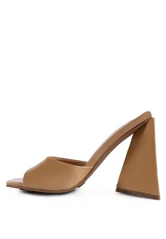 Rag & Co LOVEBUG TRIANGULAR BLOCK HEEL SANDALS - Whatever You Like Shop