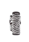 Rag & Co SINFUL HIGH PLATFORM PATTERNED DIAMANTE SLIDES - Whatever You Like Shop