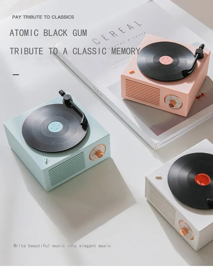 Retro Mini Vinyl Records Wireless Bluetooth Speakers - Whatever You Like Shop