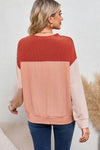 Ribbed Color Block Tunic - Whatever You Like Shop