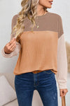 Ribbed Color Block Tunic - Whatever You Like Shop