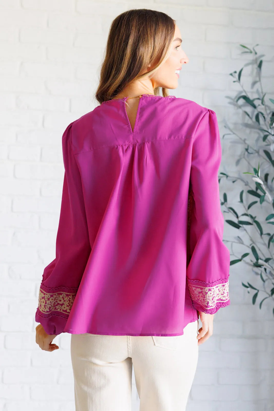 Rodeo Queen Embroidered Blouse - Whatever You Like Shop