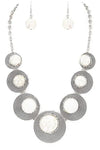 Round Stone Western Necklace Set - Whatever You Like Shop