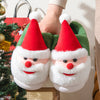 Santa Thick-Soled Slippers - Whatever You Like Shop