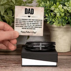 Shop Men's Cross Bracelet for Dad with Message Card - Whatever You Like Shop