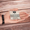 Shop Men's Cross Bracelet for Dad with Message Card - Whatever You Like Shop