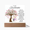 Soulmate Acrylic Square Plaque - Whatever You Like Shop