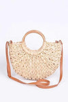 Straw Weaved Swing Clutch - Whatever You Like Shop