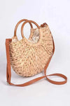 Straw Weaved Swing Clutch - Whatever You Like Shop