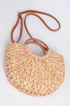 Straw Weaved Swing Clutch - Whatever You Like Shop