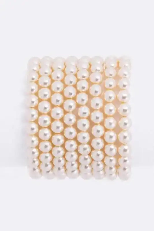 Strech Pearl Bracelet Set - Whatever You Like Shop