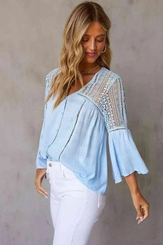 Sully Lace Shirt - Whatever You Like Shop