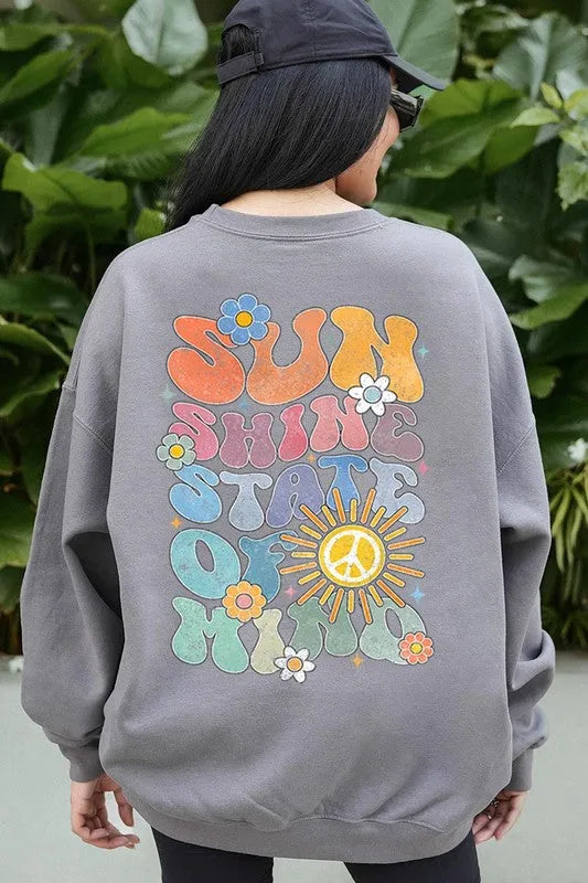 Sunshine State of Mind Graphic Fleece Sweatshirts - Whatever You Like Shop