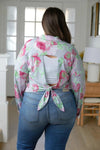 Thinking On It Open Back Floral Top - Whatever You Like Shop