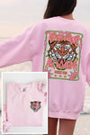 Tiger Graphic Fleece Sweatshirts - Whatever You Like Shop